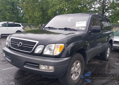 2000 Lexus Lx 470 z USA, uszkodzony, nr VIN JT6HT00W5Y0103867
